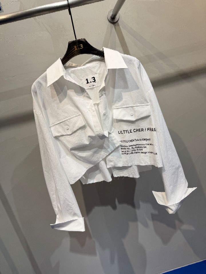 1.3韓國直郵㊣女裝新品熱賣推薦時尚真品25秋冬襯衫蕾絲衫1.3襯衫/蕾絲衫