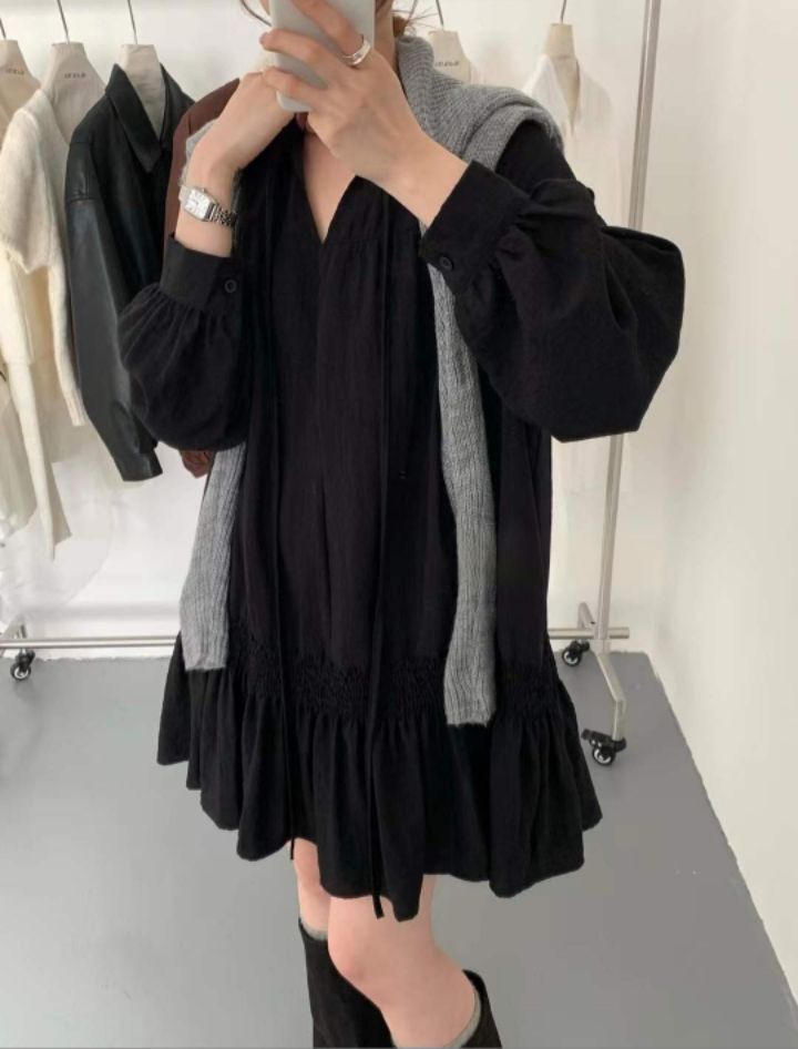 BOBBIE DOLL東大門㊣代購女士新品職業推薦人氣熱賣連衣裙BOBBIE DOLL連衣裙