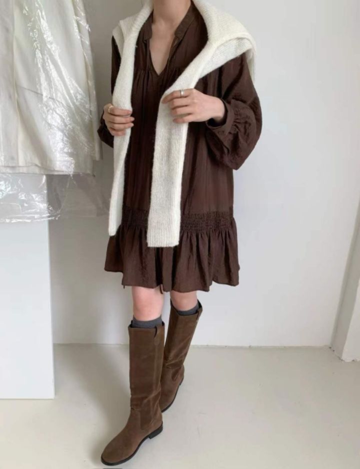 BOBBIE DOLL東大門㊣代購女士新品職業推薦人氣熱賣連衣裙BOBBIE DOLL連衣裙