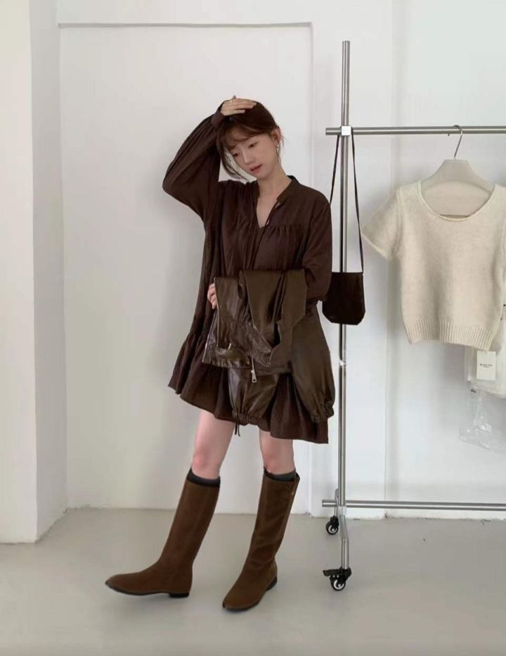 BOBBIE DOLL東大門㊣代購女士新品職業推薦人氣熱賣連衣裙BOBBIE DOLL連衣裙