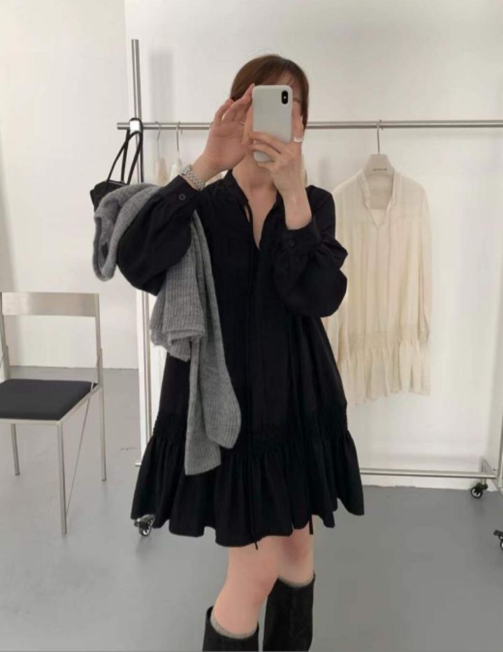 BOBBIE DOLL東大門㊣代購女士新品職業推薦人氣熱賣連衣裙BOBBIE DOLL連衣裙圖色1