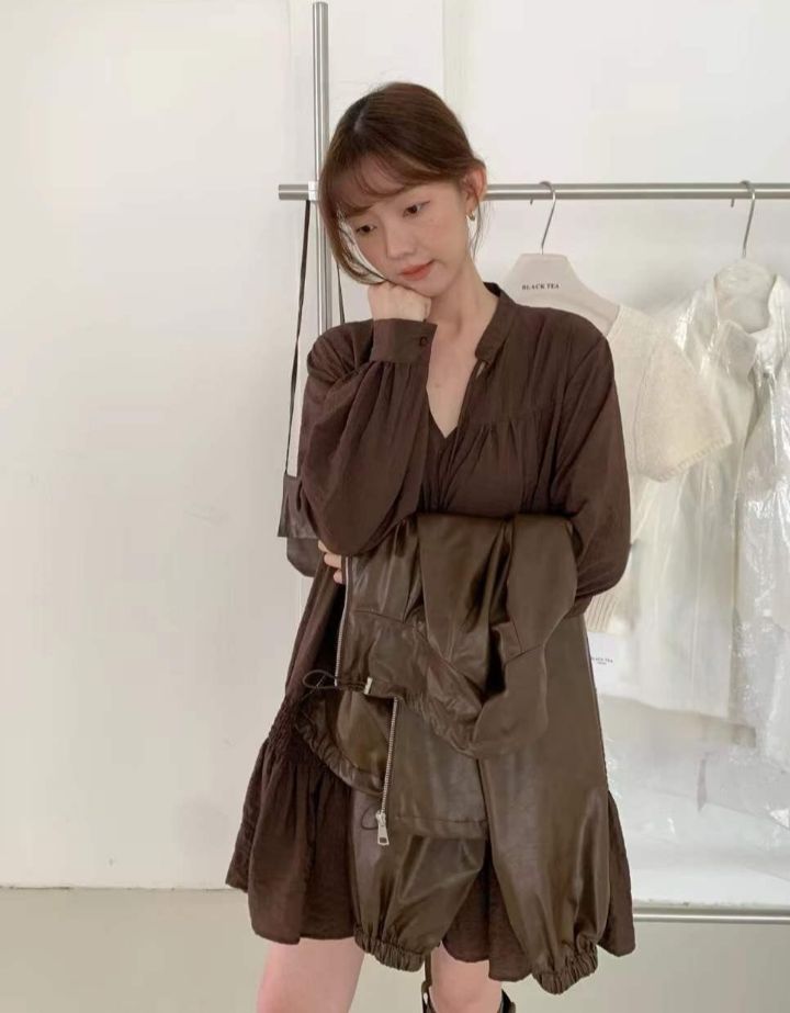 BOBBIE DOLL東大門㊣代購女士新品職業推薦人氣熱賣連衣裙BOBBIE DOLL連衣裙圖色2