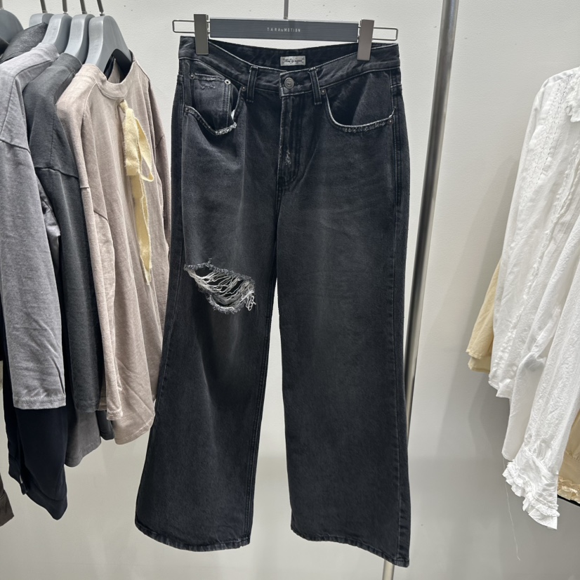 TARABY MOTION東大門㊣直郵女裝新品25秋冬休閑推薦牛仔褲TARABY MOTION牛仔褲