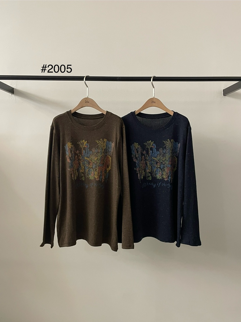 2DA/DARIMI-P東大門㊣實拍女士新品熱賣休閑真品推薦長袖T恤2DA/DARIMI-P長袖T恤