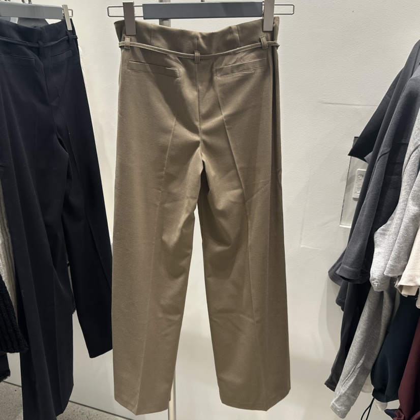 TARABY MOTION東大門㊣代購女士新品職業25秋冬休閑褲含腰繩TARABY MOTION休閑褲