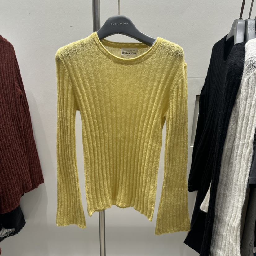 TARABY MOTION東大門㊣代購女士新品25秋冬職業時尚針織衫TARABY MOTION針織衫圖色3