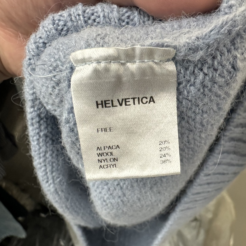 HELVETICA東大門㊣直郵女士新款休閑25秋冬吊帶背心不含內搭羊駝HELVETICA吊帶/背心