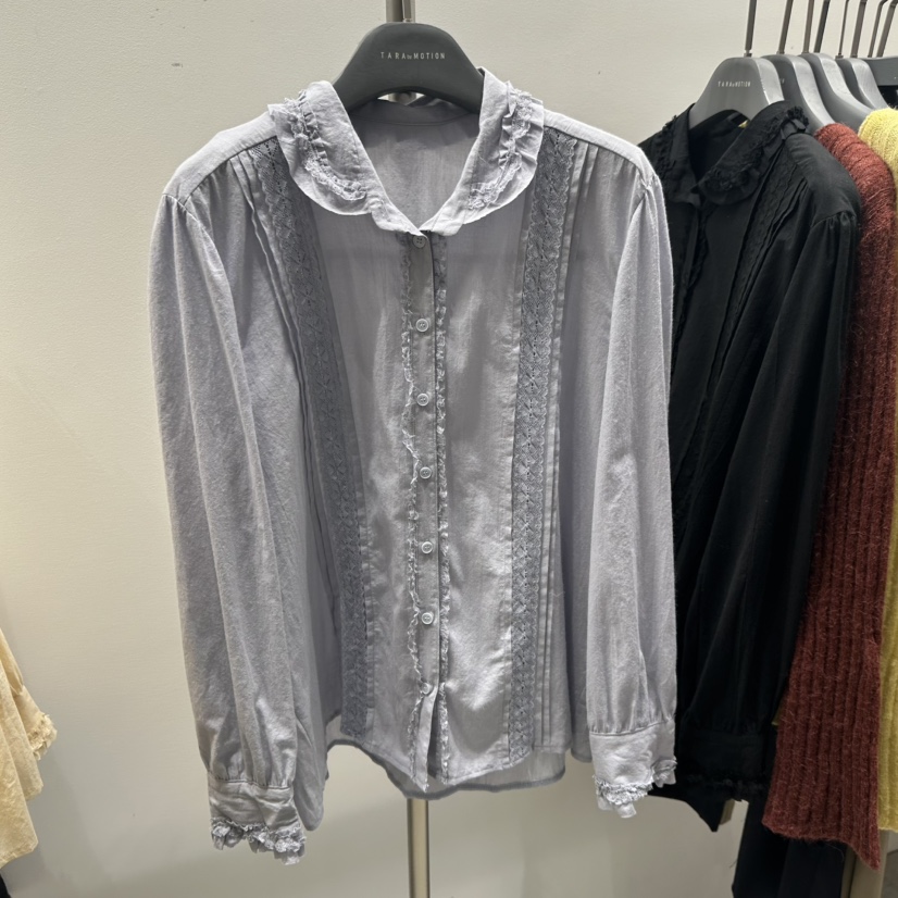 TARABY MOTION東大門㊣實拍女士新品休閑真品推薦襯衫蕾絲衫TARABY MOTION襯衫/蕾絲衫