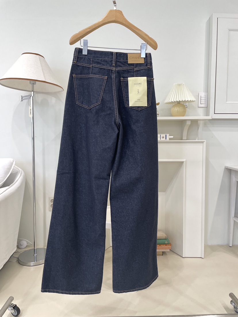 CHAHEE東大門㊣直郵女裝新品職業25秋冬休閑推薦熱賣牛仔褲CHAHEE牛仔褲