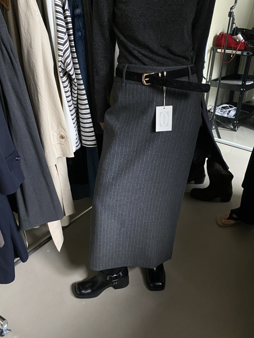 MOVENNE東大門㊣實拍女士新品25秋冬時尚熱賣休閑職業人氣長裙MOVENNE長裙