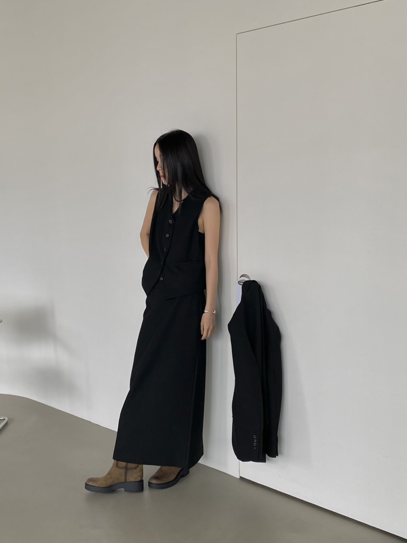 MOVENNE東大門㊣直郵女士新款推薦25秋冬真品時尚人氣職業馬甲MOVENNE馬甲