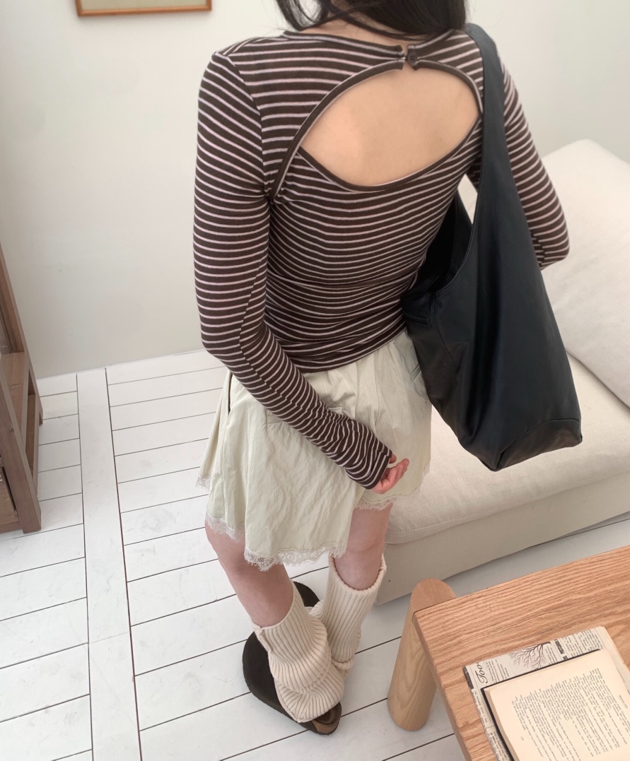 MELTED-P東大門㊣直郵女裝新款休閑職業推薦真品時尚長袖T恤MELTED-P長袖T恤