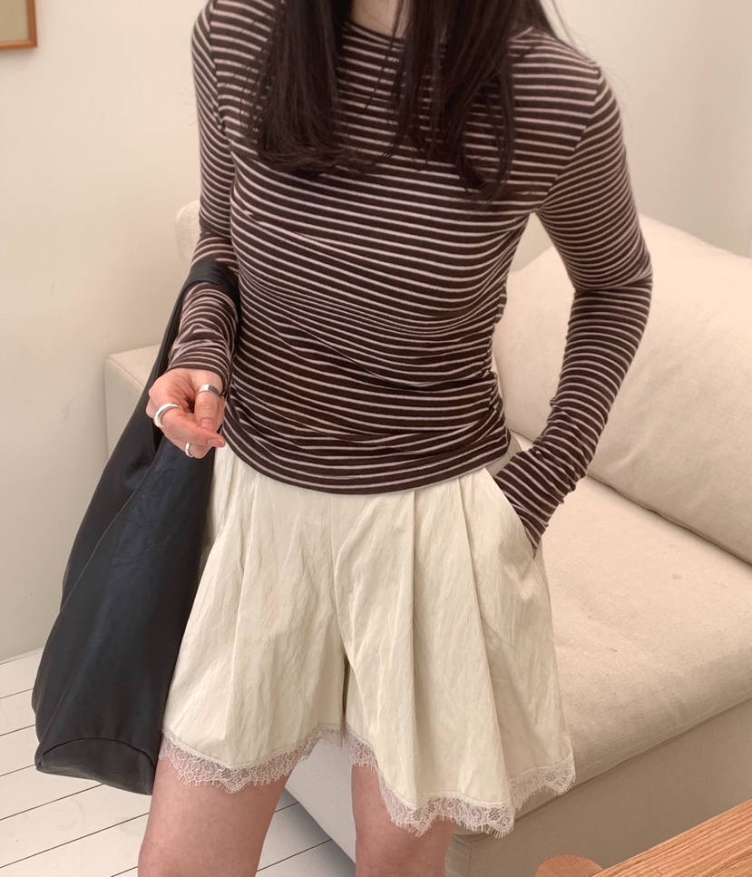 MELTED-P東大門㊣直郵女裝新款休閑職業推薦真品時尚長袖T恤MELTED-P長袖T恤