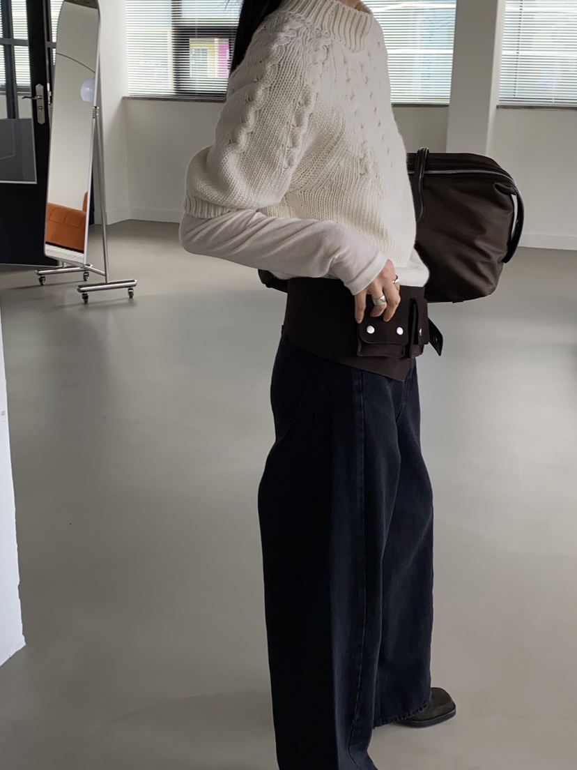 MOVENNE東大門㊣實拍女裝新品25秋冬真品時尚熱賣人氣牛仔褲MOVENNE牛仔褲