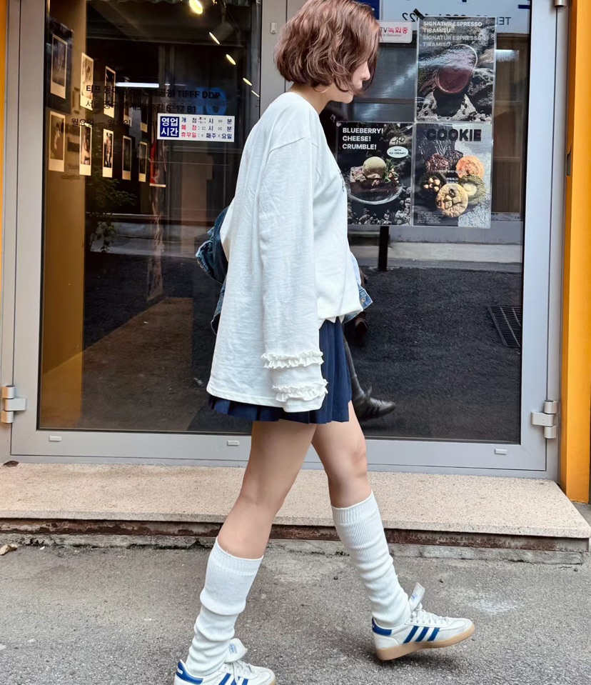 BUTTER-P東大門㊣代購女士新款休閑人氣熱賣職業時尚長袖T恤BUTTER-P長袖T恤