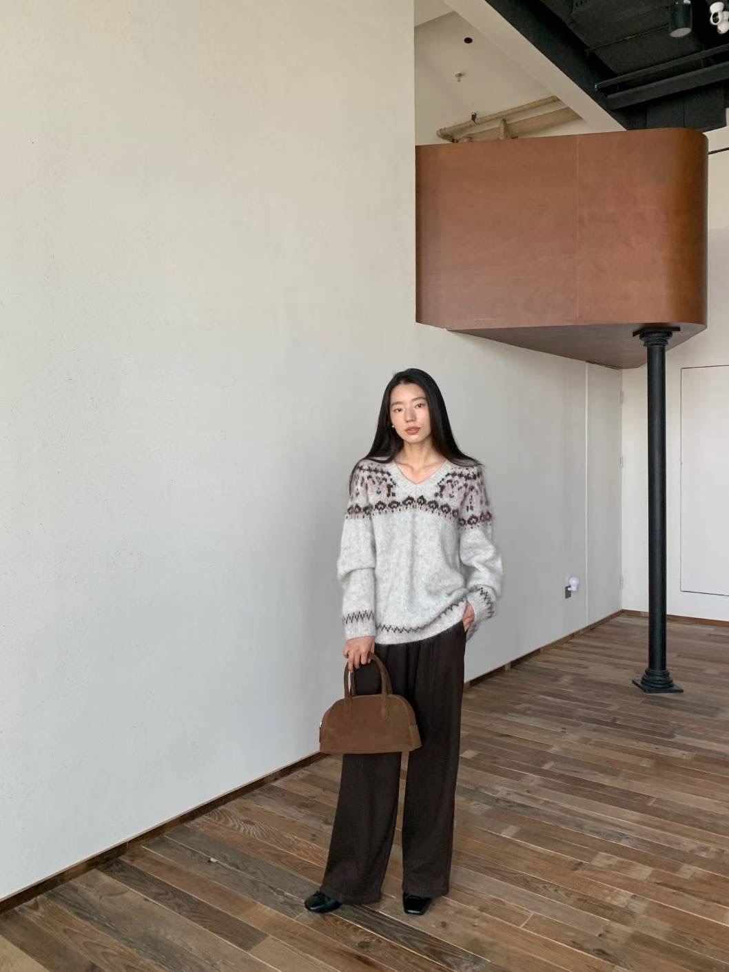 BROTE韓國代購㊣女裝新款職業人氣熱賣推薦休閑時尚真品毛衣BROTE毛衣