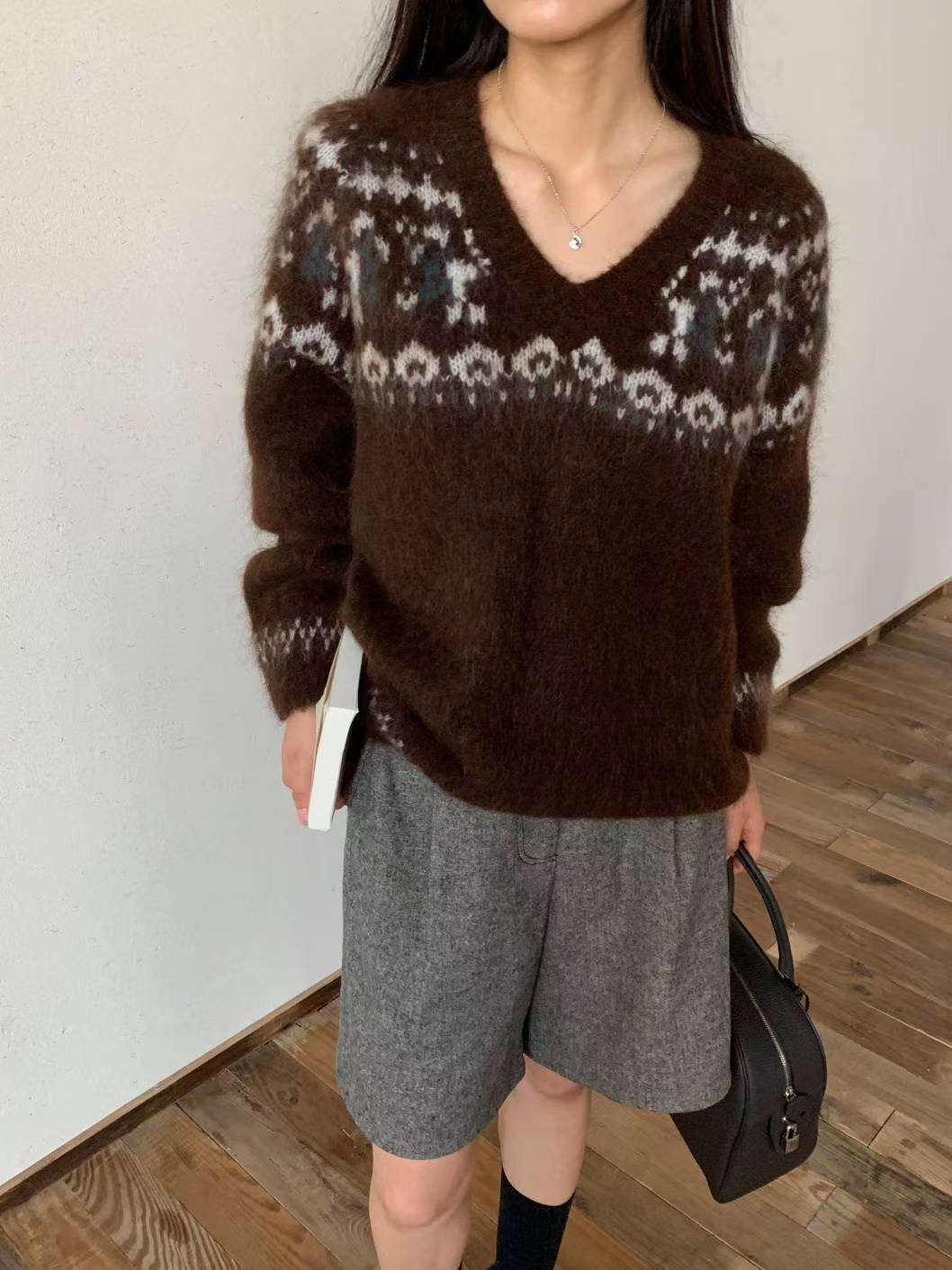 BROTE韓國代購㊣女裝新款職業人氣熱賣推薦休閑時尚真品毛衣BROTE毛衣