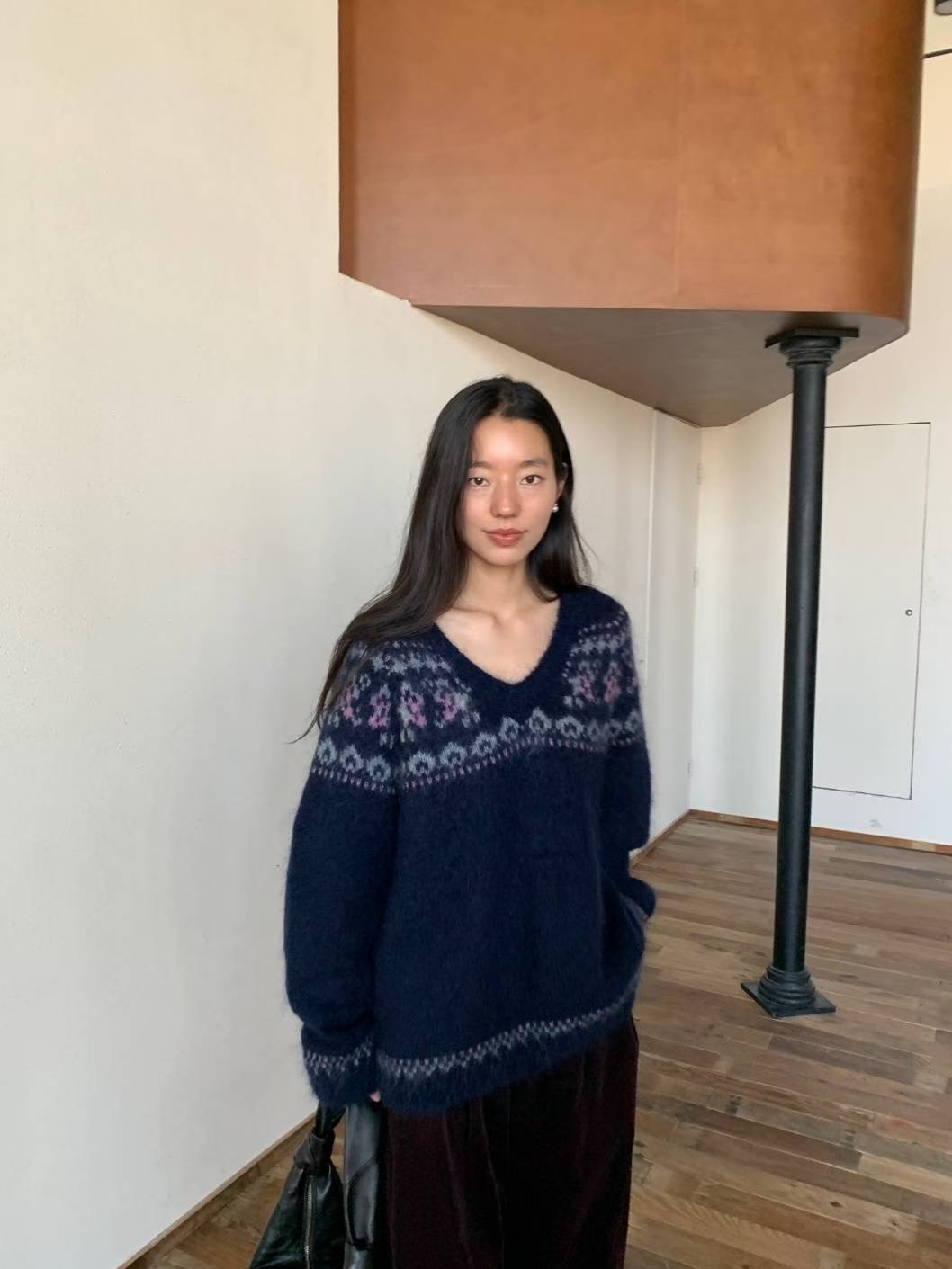 BROTE韓國代購㊣女裝新款職業人氣熱賣推薦休閑時尚真品毛衣BROTE毛衣圖色2