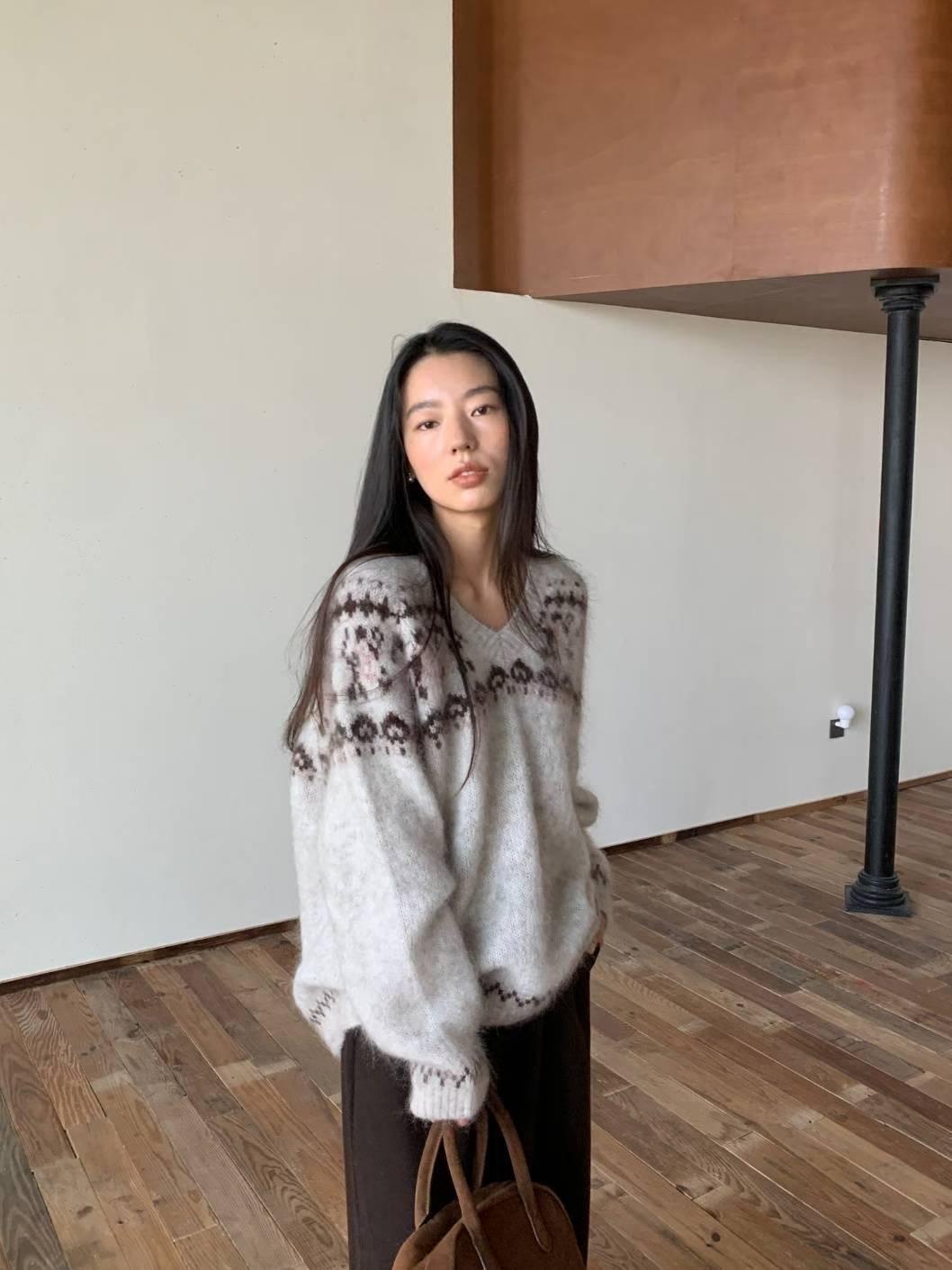 BROTE韓國代購㊣女裝新款職業人氣熱賣推薦休閑時尚真品毛衣BROTE毛衣圖色3