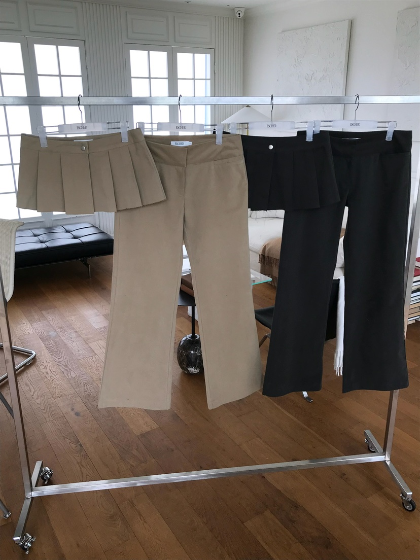 ESCHER東大門㊣直郵女裝新品時尚職業25秋冬休閑熱賣休閑褲ESCHER休閑褲