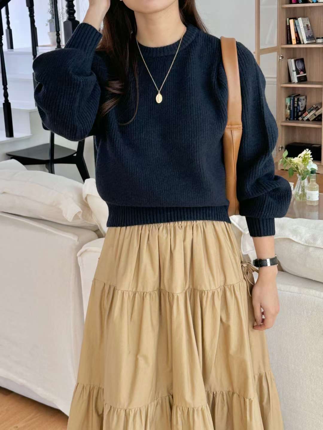 BROTE東大門㊣直郵女士新款職業休閑熱賣時尚人氣真品25秋冬毛衣BROTE毛衣