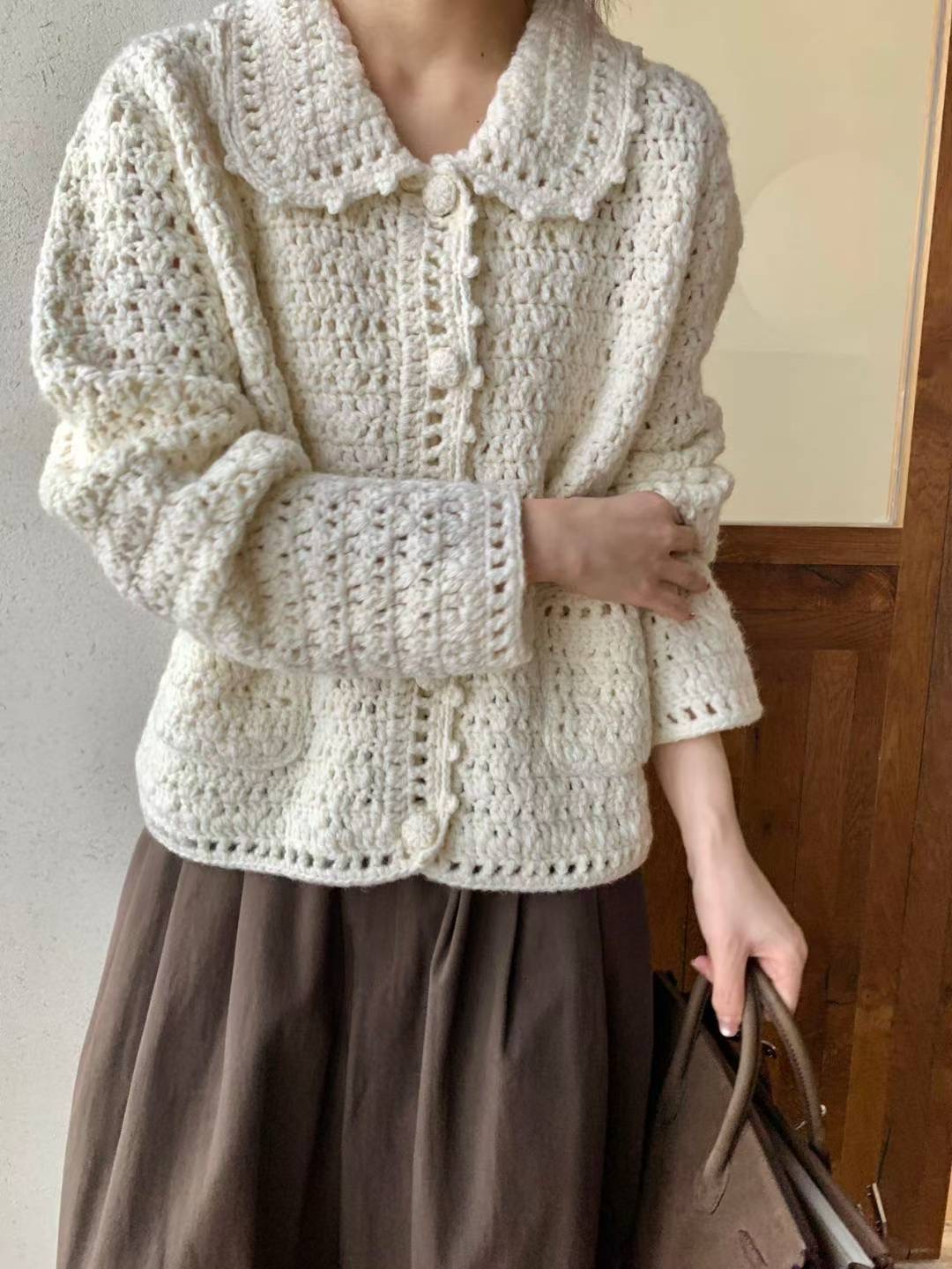 BROTE韓國代購㊣女士新款時尚推薦真品熱賣職業人氣25秋冬針織衫BROTE針織衫