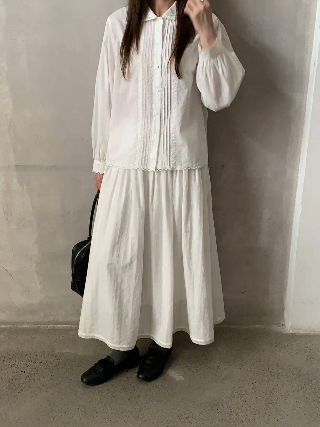BROTE韓國直郵㊣女裝新款熱賣職業25秋冬真品時尚襯衫蕾絲衫BROTE襯衫/蕾絲衫
