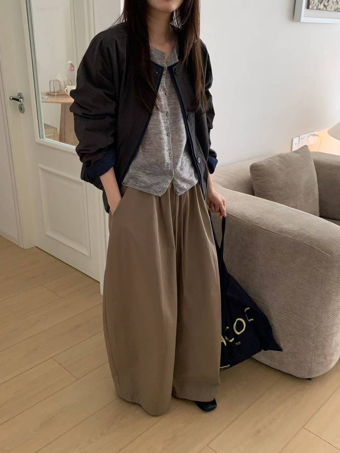 BROTE韓國代購㊣女裝新品真品25秋冬人氣推薦熱賣職業休閑褲BROTE休閑褲