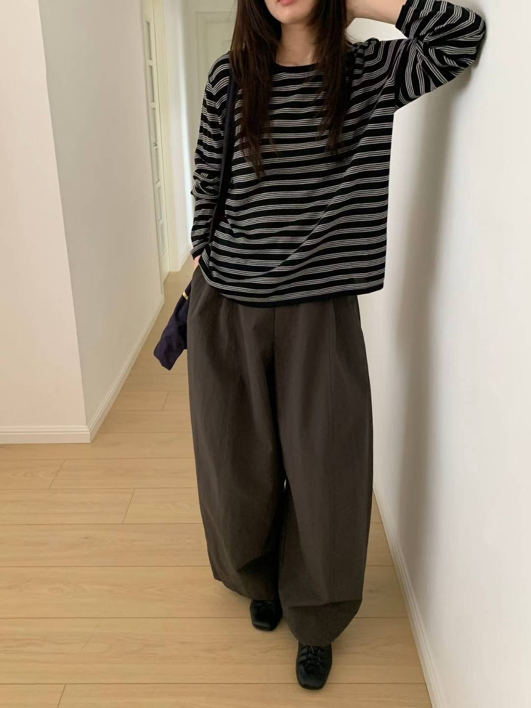 BROTE韓國代購㊣女裝新品真品25秋冬人氣推薦熱賣職業休閑褲BROTE休閑褲圖色3