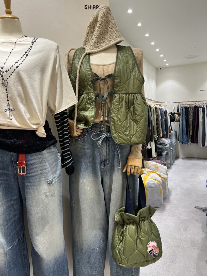 SHIRRING東大門㊣實拍女士新款推薦熱賣真品人氣休閑職業馬甲SHIRRING馬甲