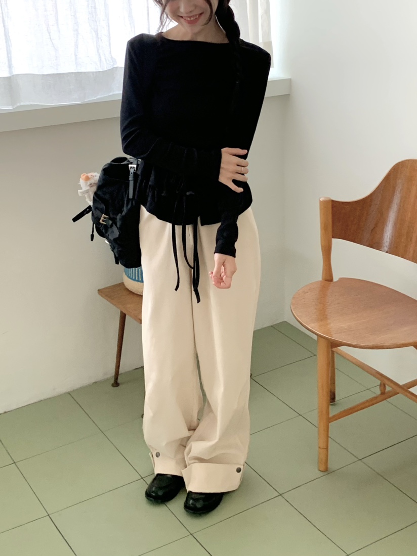 BEFORE SUNRISE東大門㊣直郵女裝新款職業真品25秋冬休閑褲BEFORE SUNRISE休閑褲