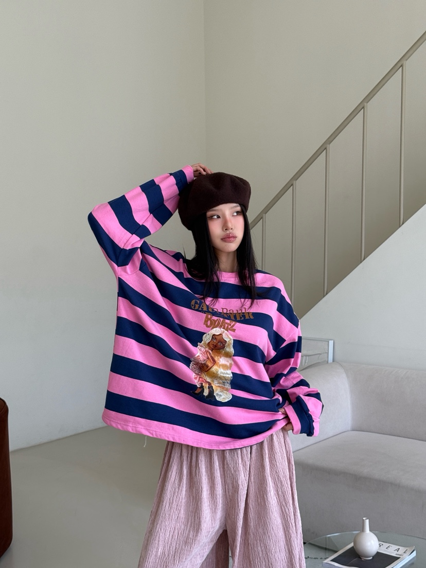 MAISONDEGLORY東大門㊣代購女裝新款推薦時尚休閑真品25秋冬衛衣MAISON DE GLORY衛衣