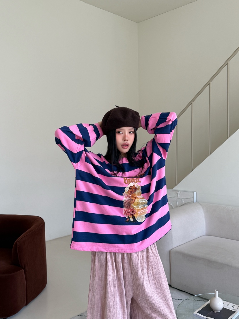 MAISONDEGLORY東大門㊣代購女裝新款推薦時尚休閑真品25秋冬衛衣MAISON DE GLORY衛衣