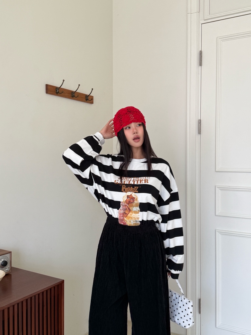 MAISONDEGLORY東大門㊣代購女裝新款推薦時尚休閑真品25秋冬衛衣MAISON DE GLORY衛衣