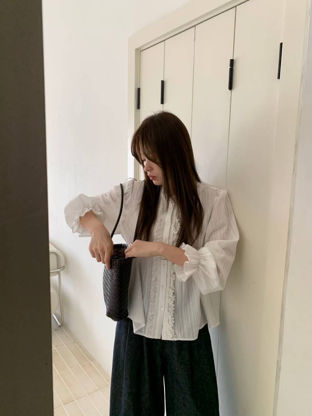 BROTE韓國代購㊣女士新款推薦休閑真品熱賣職業人氣襯衫蕾絲衫BROTE襯衫/蕾絲衫