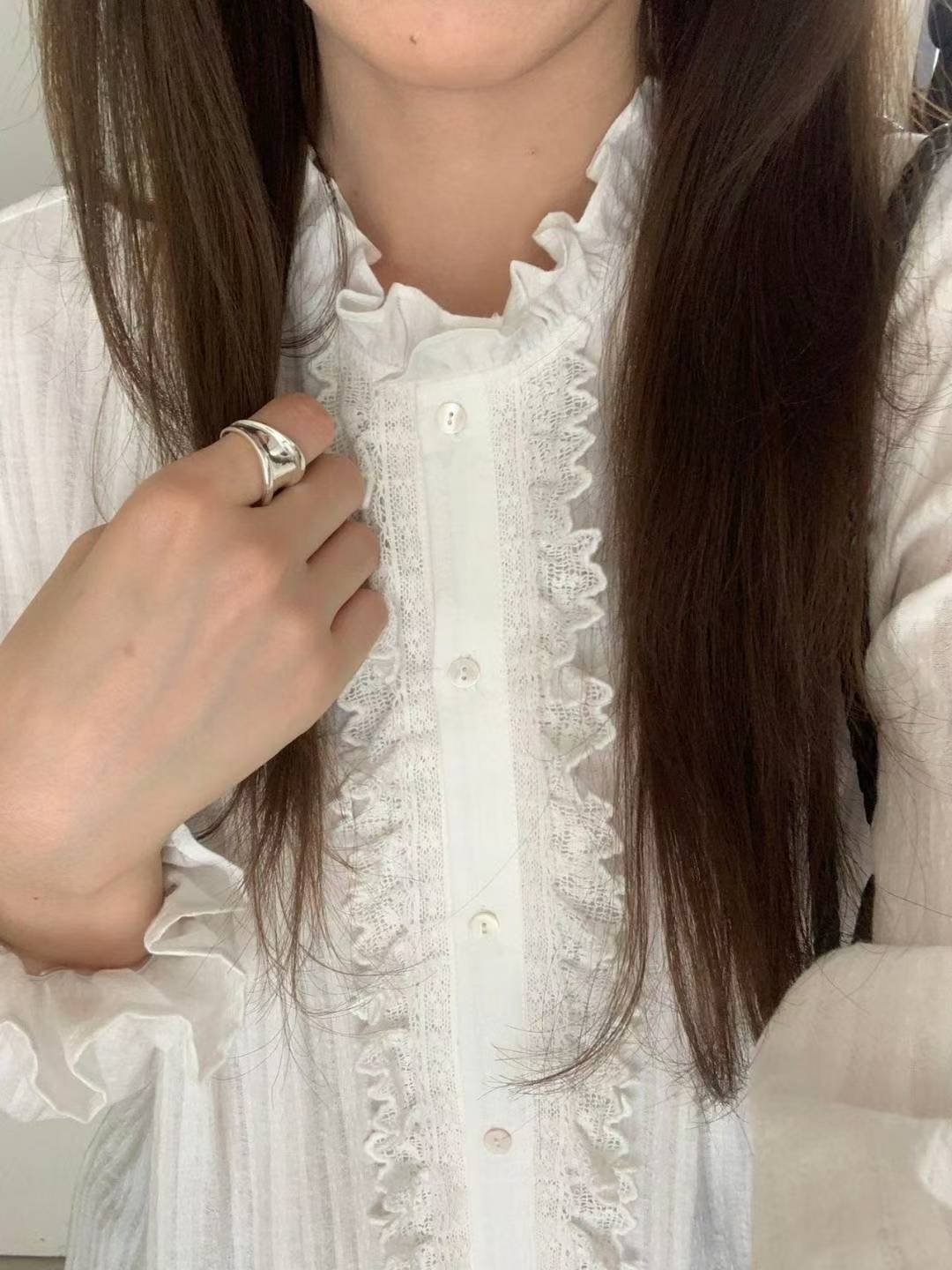 BROTE韓國代購㊣女士新款推薦休閑真品熱賣職業人氣襯衫蕾絲衫BROTE襯衫/蕾絲衫