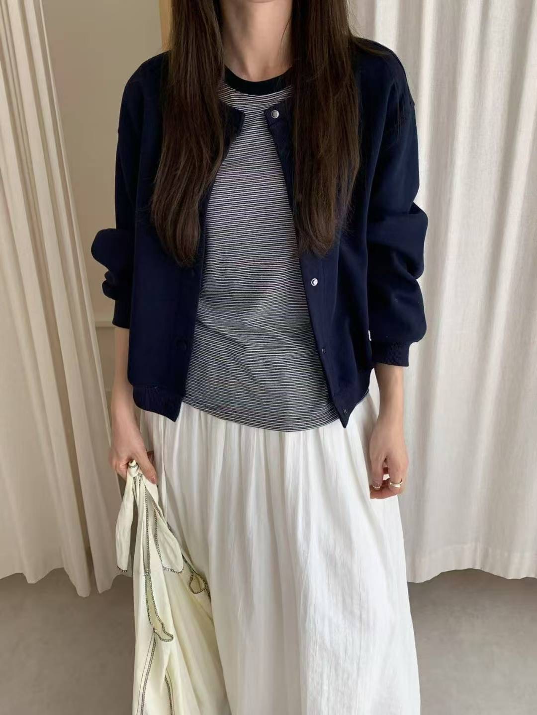 BROTE東大門㊣直郵女裝新品時尚休閑職業推薦針織衫不含內搭BROTE針織衫圖色2