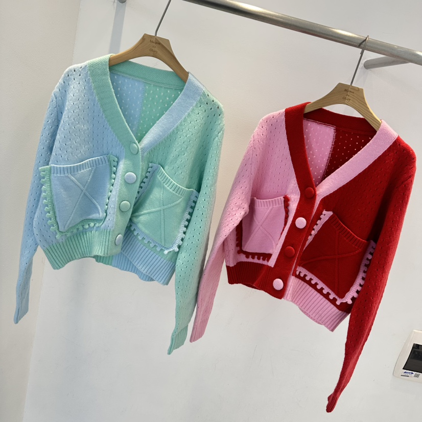 MAISONDEGLORY韓國直郵㊣女裝新款25秋冬時尚真品針織衫開衫MAISON DE GLORY針織衫