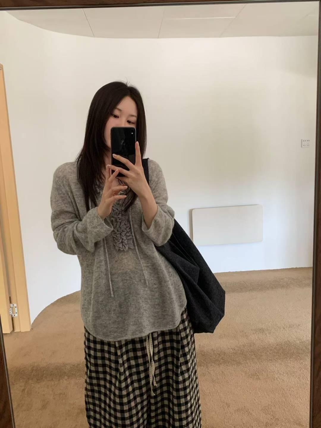 BROTE韓國直郵㊣女裝新款職業推薦時尚真品休閑熱賣人氣針織衫BROTE針織衫圖色2