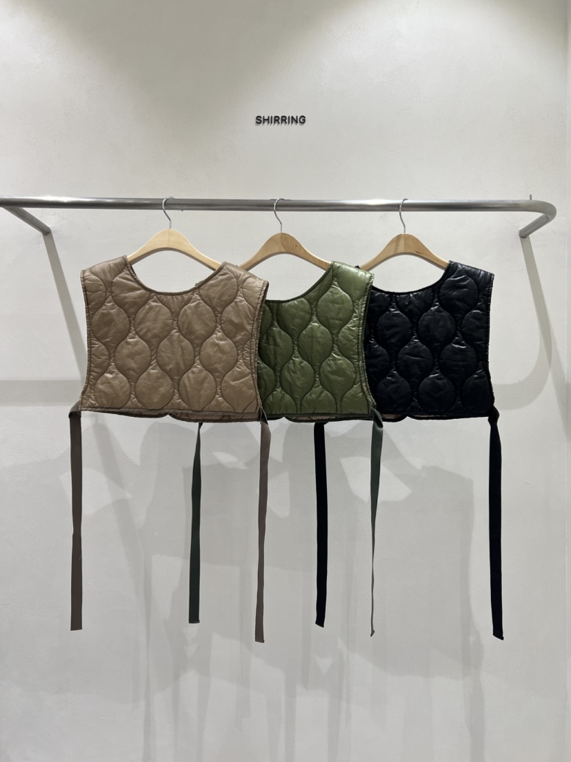 SHIRRING韓國代購㊣女士新品真品休閑熱賣時尚職業馬甲短款SHIRRING馬甲