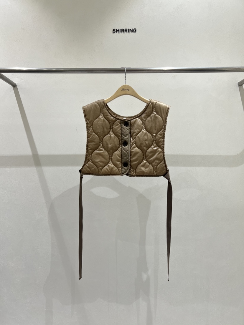 SHIRRING韓國代購㊣女士新品真品休閑熱賣時尚職業馬甲短款SHIRRING馬甲