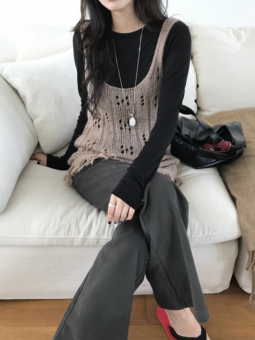 ESCHER東大門㊣實拍女裝新品真品推薦連衣裙不含腰帶馬海毛ESCHER連衣裙