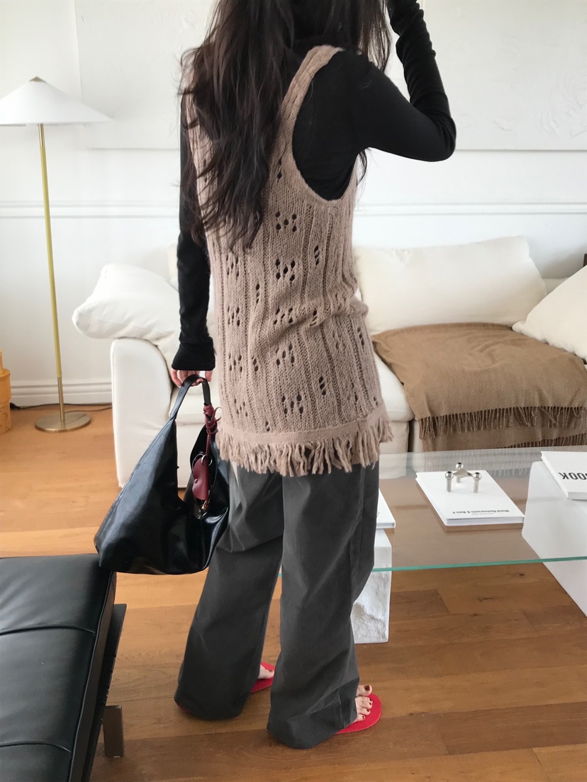 ESCHER東大門㊣實拍女裝新品真品推薦連衣裙不含腰帶馬海毛ESCHER連衣裙
