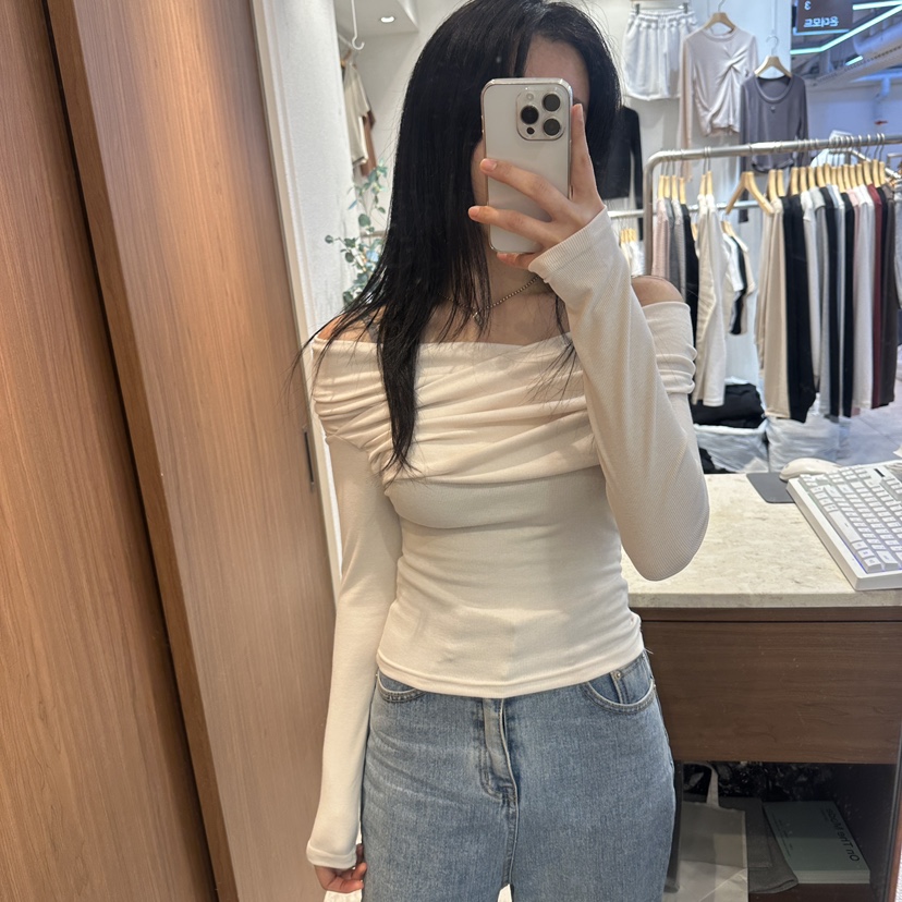 ON THE MODE東大門㊣實拍女士新品休閑時尚25秋冬長袖T恤ON THE MODE長袖T恤