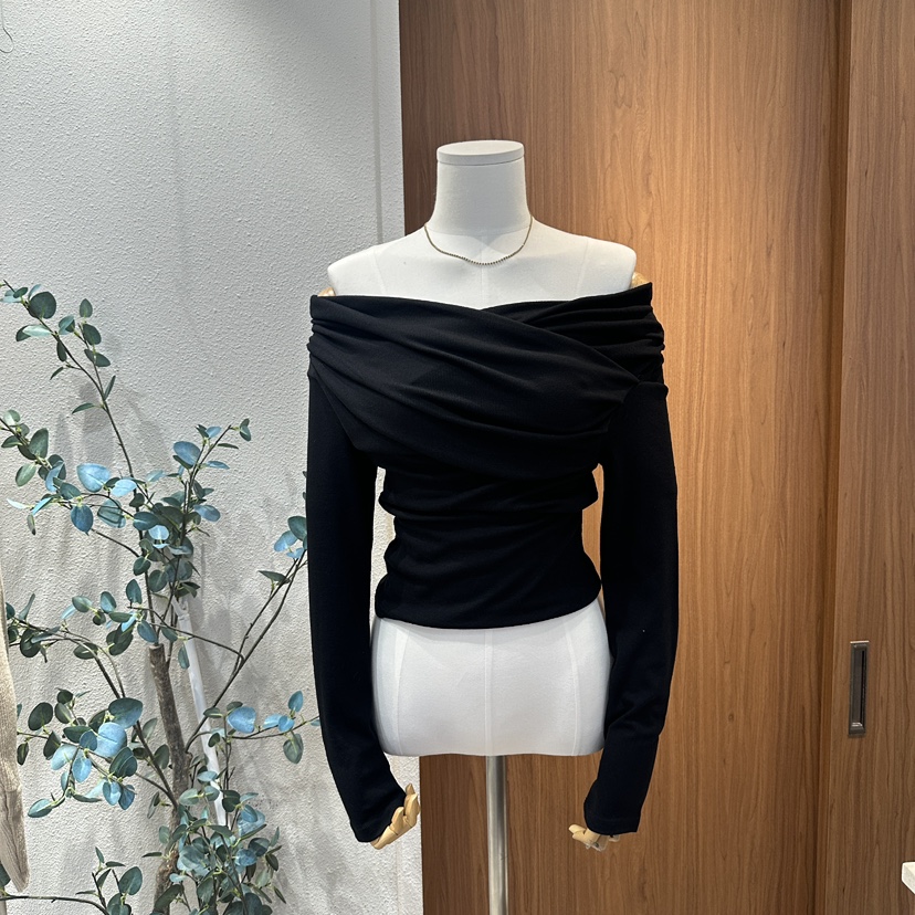 ON THE MODE東大門㊣實拍女士新品休閑時尚25秋冬長袖T恤ON THE MODE長袖T恤圖色2