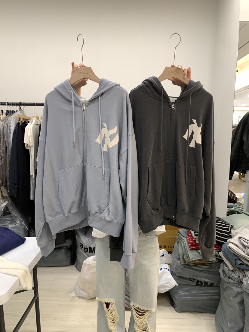 CEDARWOOD韓國代購㊣女裝新款時尚職業休閑25秋冬夾克拉鏈兜帽CEDARWOOD夾克