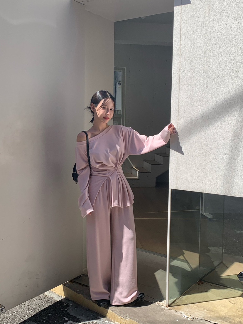 REVE CITE-L韓國直郵㊣女士新款人氣職業推薦休閑時尚休閑褲REVE CITE休閑褲