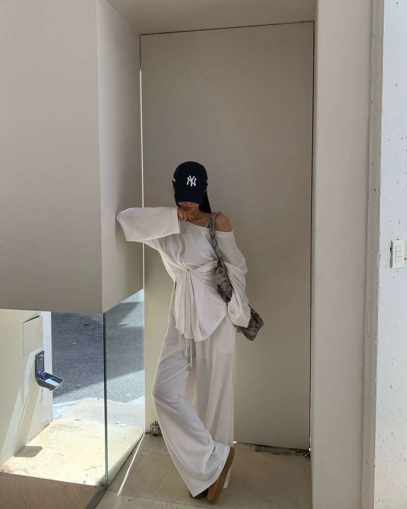 REVE CITE-L韓國直郵㊣女士新款人氣職業推薦休閑時尚休閑褲REVE CITE休閑褲