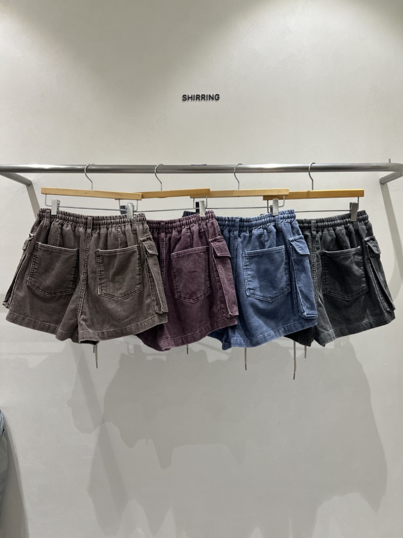 SHIRRING東大門㊣直郵女裝新品推薦休閑職業熱賣25秋冬短褲工裝SHIRRING短褲