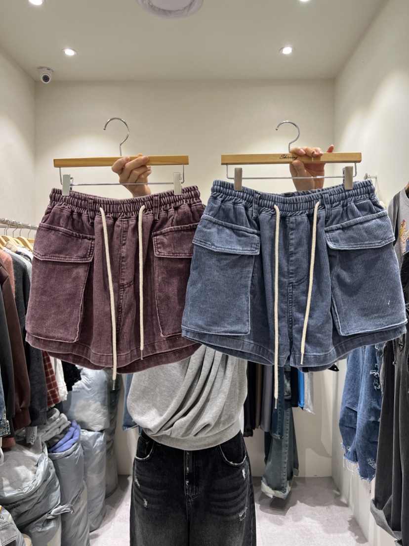 SHIRRING東大門㊣直郵女裝新品推薦休閑職業熱賣25秋冬短褲工裝SHIRRING短褲